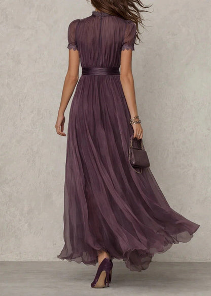 Auréline | Robe Longue Élégance Royale