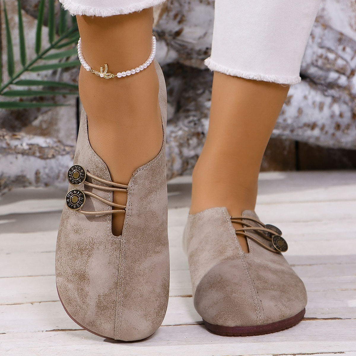 Chaussures d'été basses à enfourcher - Grande taille femme Feroval