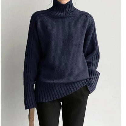 Chandail à Col Roulé - Tricot  Confortable en Polyester feroval
