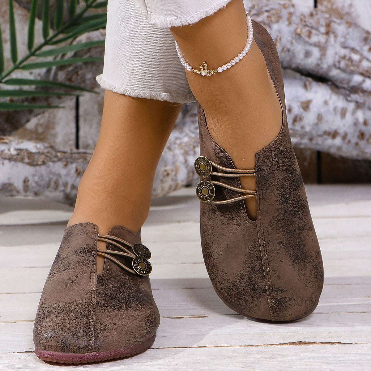 Chaussures d'été basses à enfourcher - Grande taille femme Feroval