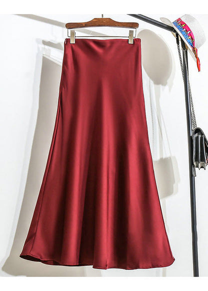 Jupe A-line en satin - Élégance et confort feroval