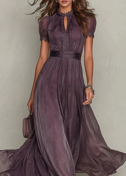Auréline | Robe Longue Élégance Royale