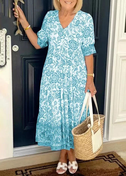 Robe d'été midi élégante pour un look décontracté Feroval