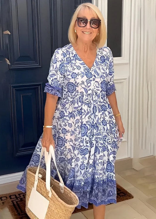 Robe d'été midi élégante pour un look décontracté