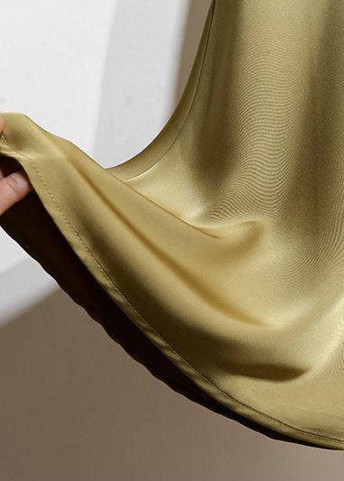 Jupe A-line en satin - Élégance et confort