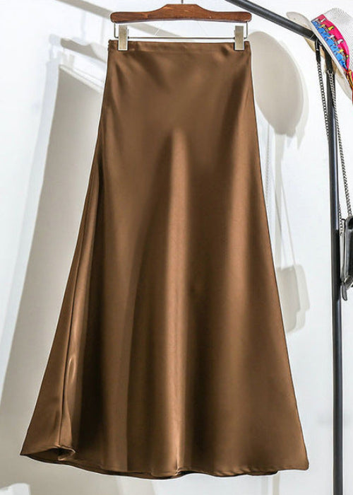 Jupe A-line en satin - Élégance et confort feroval